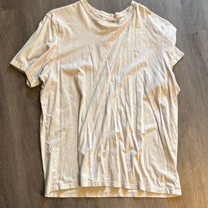 American Eagle Outfitters Men's Beige Short Sleeve Tee